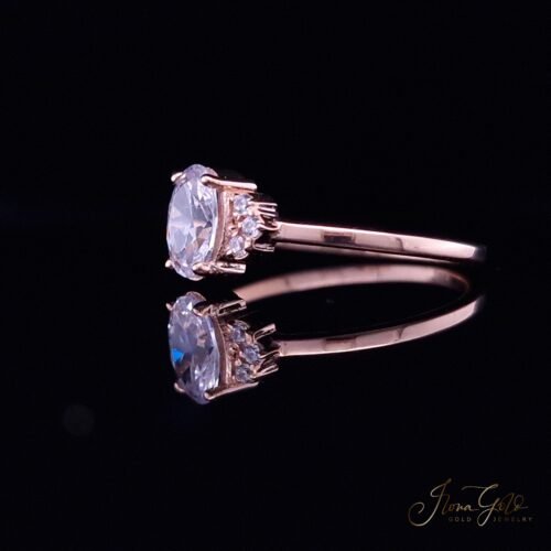 Alternative view of IG Solitaire Zirconia Ring