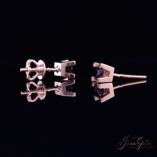 Alternative view of Zirconia Stud Earrings