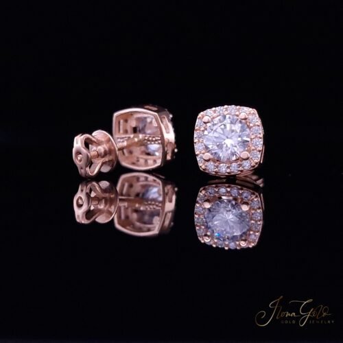 Zirconia Stud Earrings