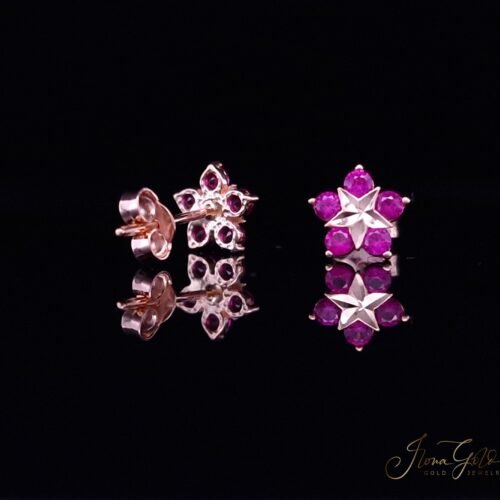 Zirconia Stud Earrings