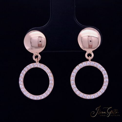 Zirconia Stud Earrings