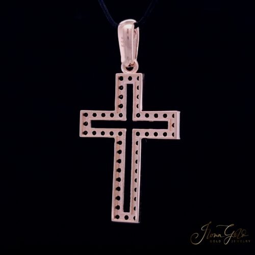 Alternative view of Zirconia Cross Pendant