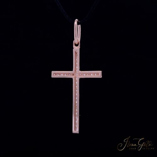 Alternative view of Zirconia Cross Pendant