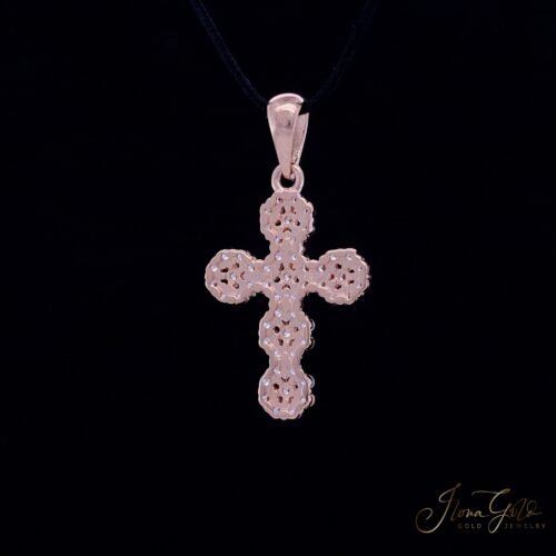 Alternative view of Zirconia Cross Pendant
