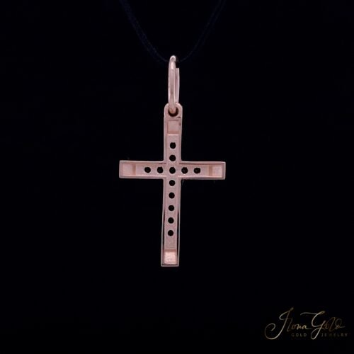 Alternative view of Zirconia Cross Pendant