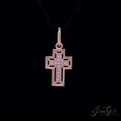 Alternative view of Zirconia Cross Pendant