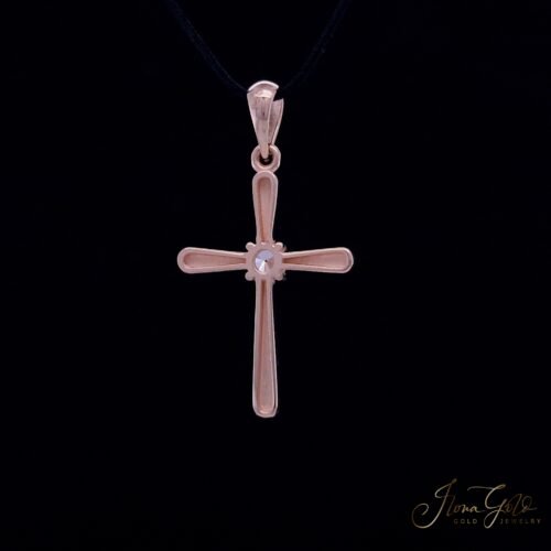 Alternative view of Zirconia Cross Pendant