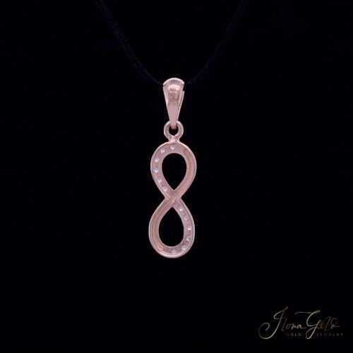 Alternative view of Infinity Zirconia Pendant