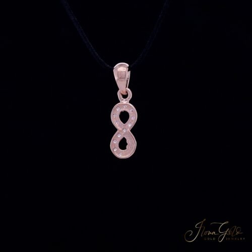 Alternative view of Infinity Zirconia Pendant