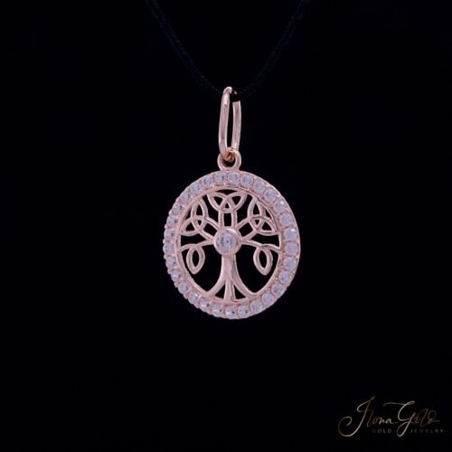 Family Tree Zirconia Pendant