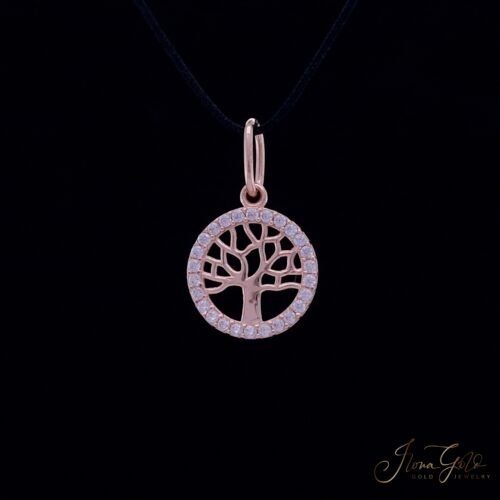 Family Tree Zirconia Pendant