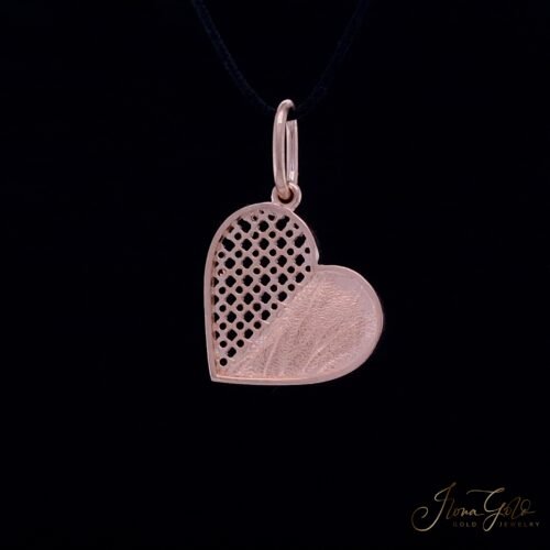 Alternative view of Heart Zirconia Pendant