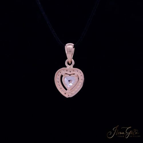 Alternative view of Heart Zirconia Pendant