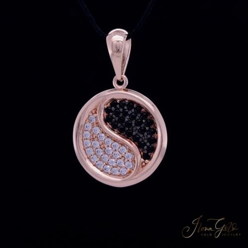 Yin Yang Zirconia Pendant