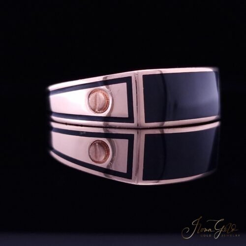 Alternative view of Men's Enamel Ring