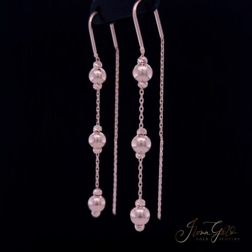 Alternative view of Chain Drop Earrings