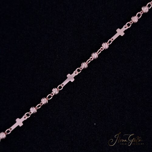 Alternative view of Cross And Bead Bracelet