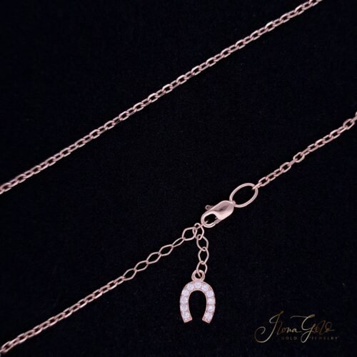 Horseshoe Zirconia Anklet
