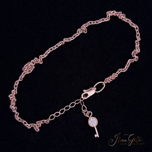 Alternative view of Key Zirconia Anklet