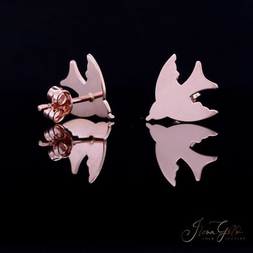 Stud Bird Earrings