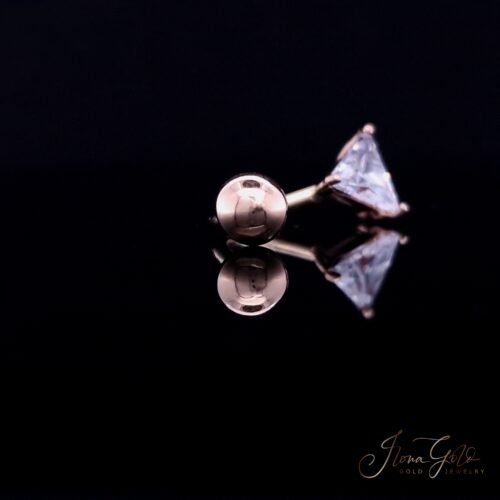 Alternative view of Navel Zirconia Piercing